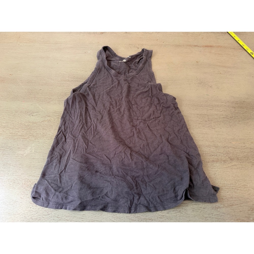 American Eagle Gray Sleeveless Tank Top with Pocket XS